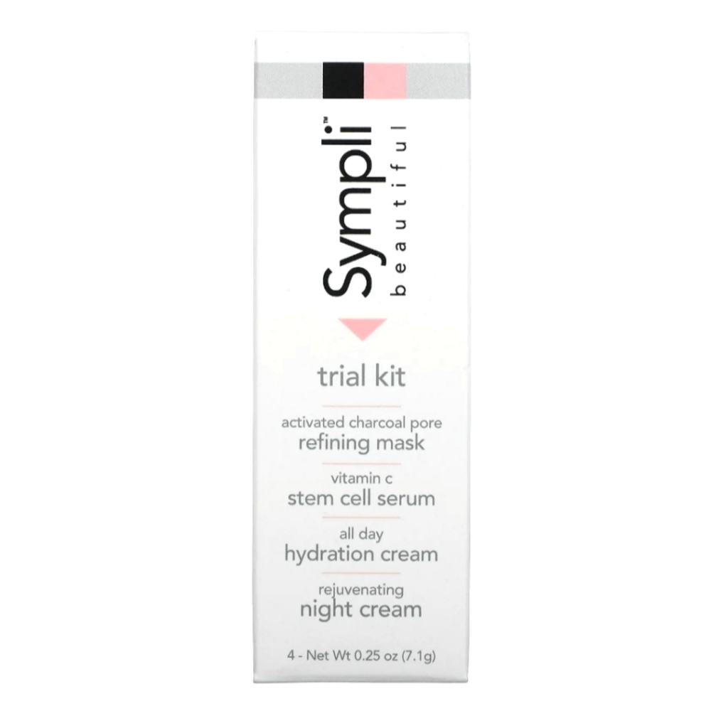 Sympli Beautiful Trial Kit, 4 Piece Kit, 0.25 oz Each